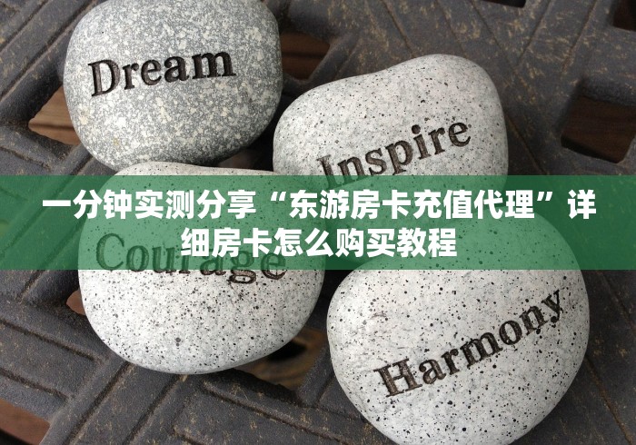 一分钟实测分享“东游房卡充值代理”详细房卡怎么购买教程