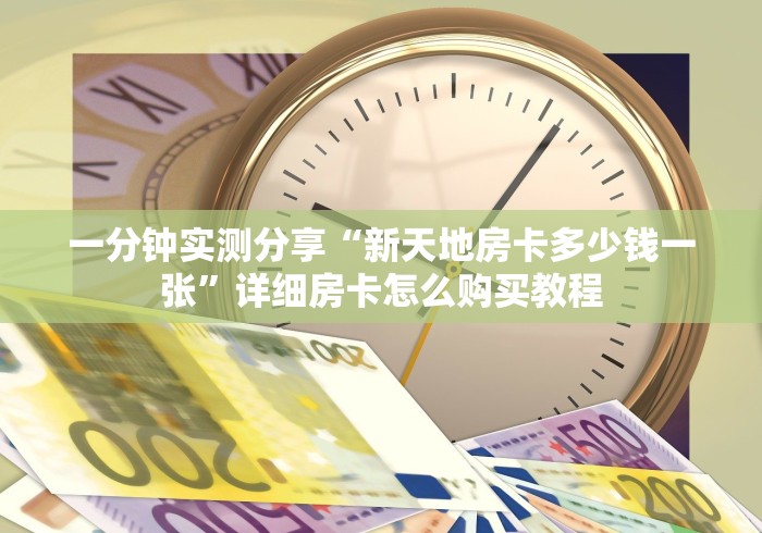 一分钟实测分享“新天地房卡多少钱一张”详细房卡怎么购买教程 一分钟实测分享“新天地房卡多少钱一张”详细房卡怎么购买教程