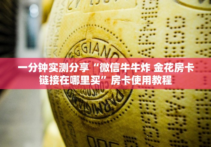 一分钟实测分享“微信牛牛炸 金花房卡链接在哪里买”房卡使用教程
